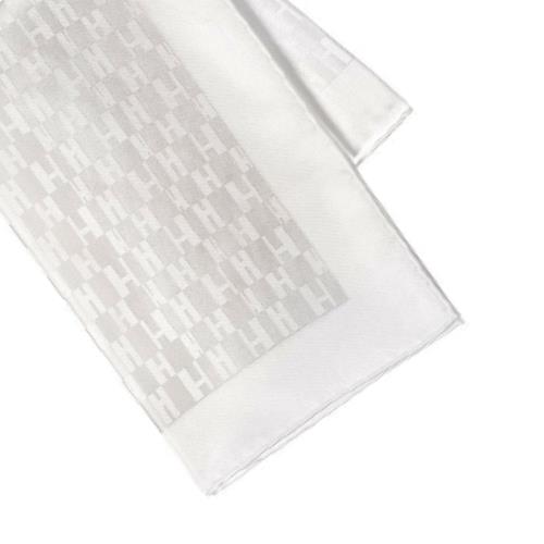 楽天市場】HERMES エルメス ポケットチーフ ジャガードH柄シルク