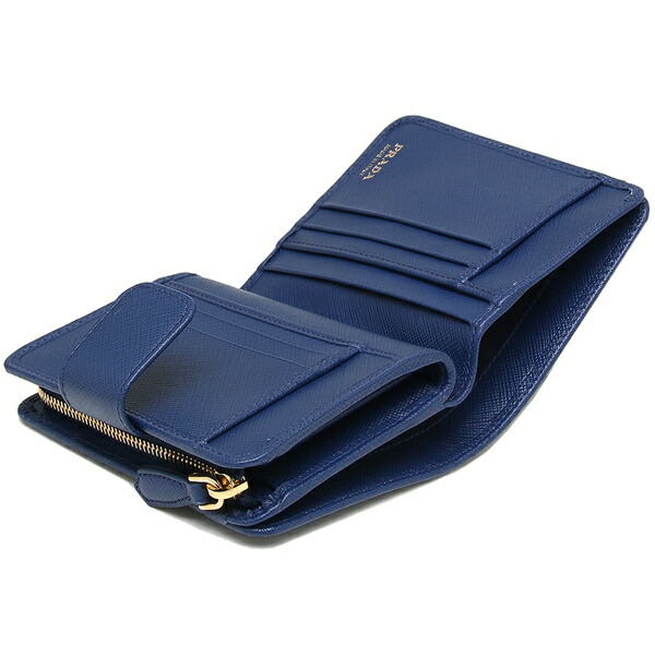 楽天市場】プラダ 二つ折り財布 財布 サフィアーノレディース PRADA