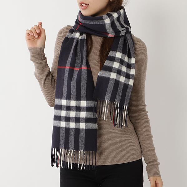 楽天市場】BURBERRY バーバリー マフラー カシミヤ バーバリーチェック