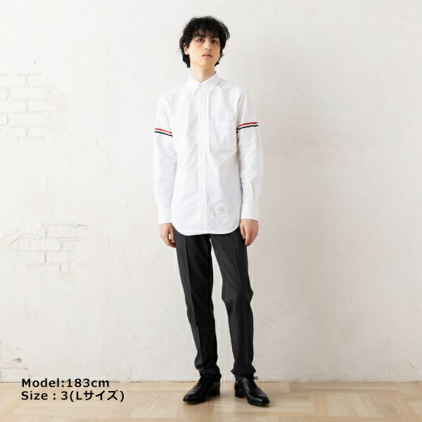 楽天市場】トムブラウン シャツ ブラウス ホワイト メンズ THOM BROWNE