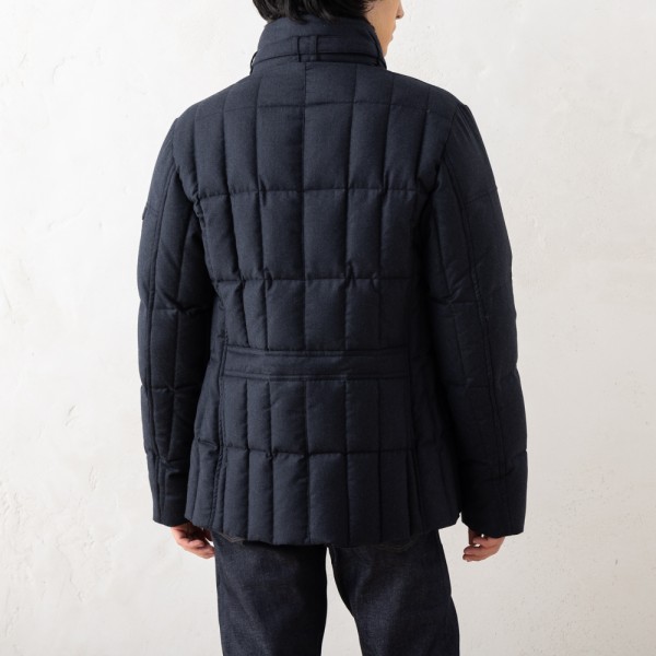 楽天市場】ムーレー ダウンジャケット コート シーロ ネイビー メンズ