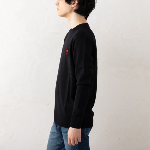 楽天市場】アミパリス ニット セーター ブラック メンズ AMI PARIS