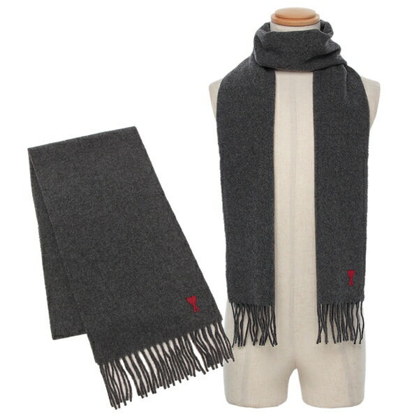 楽天市場】アミパリス マフラー ロゴ フリンジ メンズ レディース ユニ