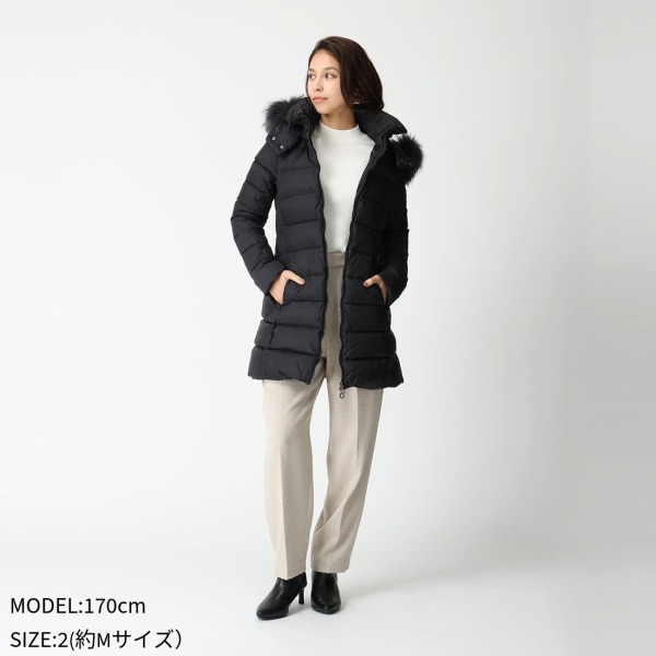 楽天市場】タトラス ダウンジャケット コート サルマ ブラック