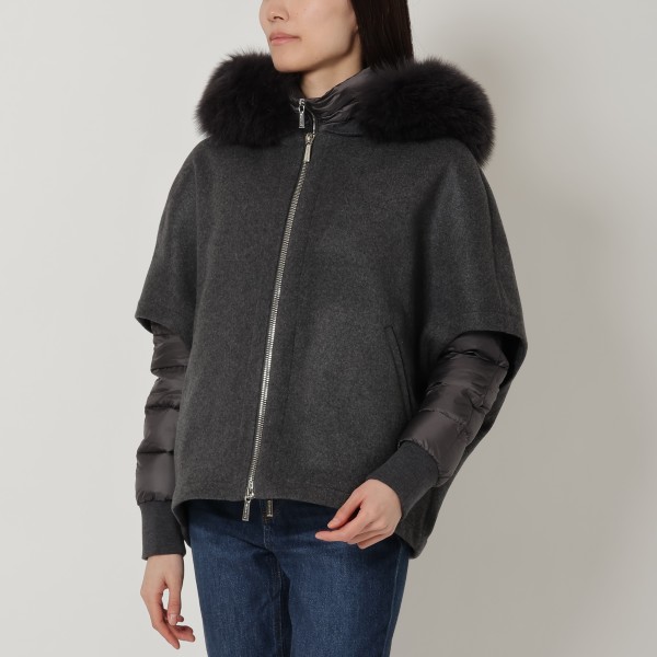 楽天市場】ムーレー ダウンジャケット コート ペガソ ケープコート