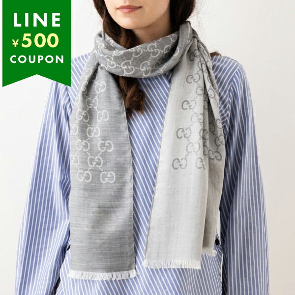 楽天市場】グッチ スカーフ バンダナ ストール グレー レディース