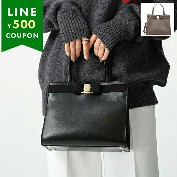 希少✨ウール/チェック】フェラガモ ワンショルダーバッグ グレー Y2K