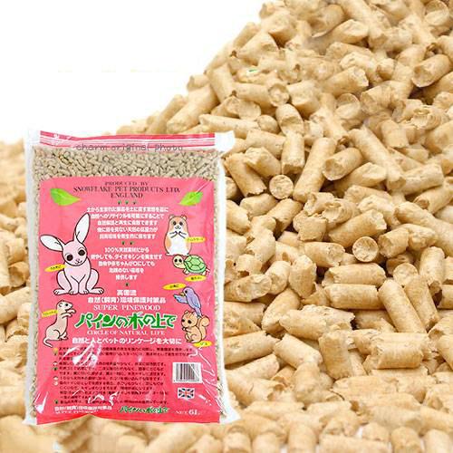 楽天市場】パインの木の上で 6リットル パインウッド うさぎ 床材