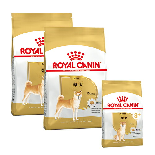 楽天市場】ロイヤルカナン 柴犬 8歳からのフード切り替えセット 成犬