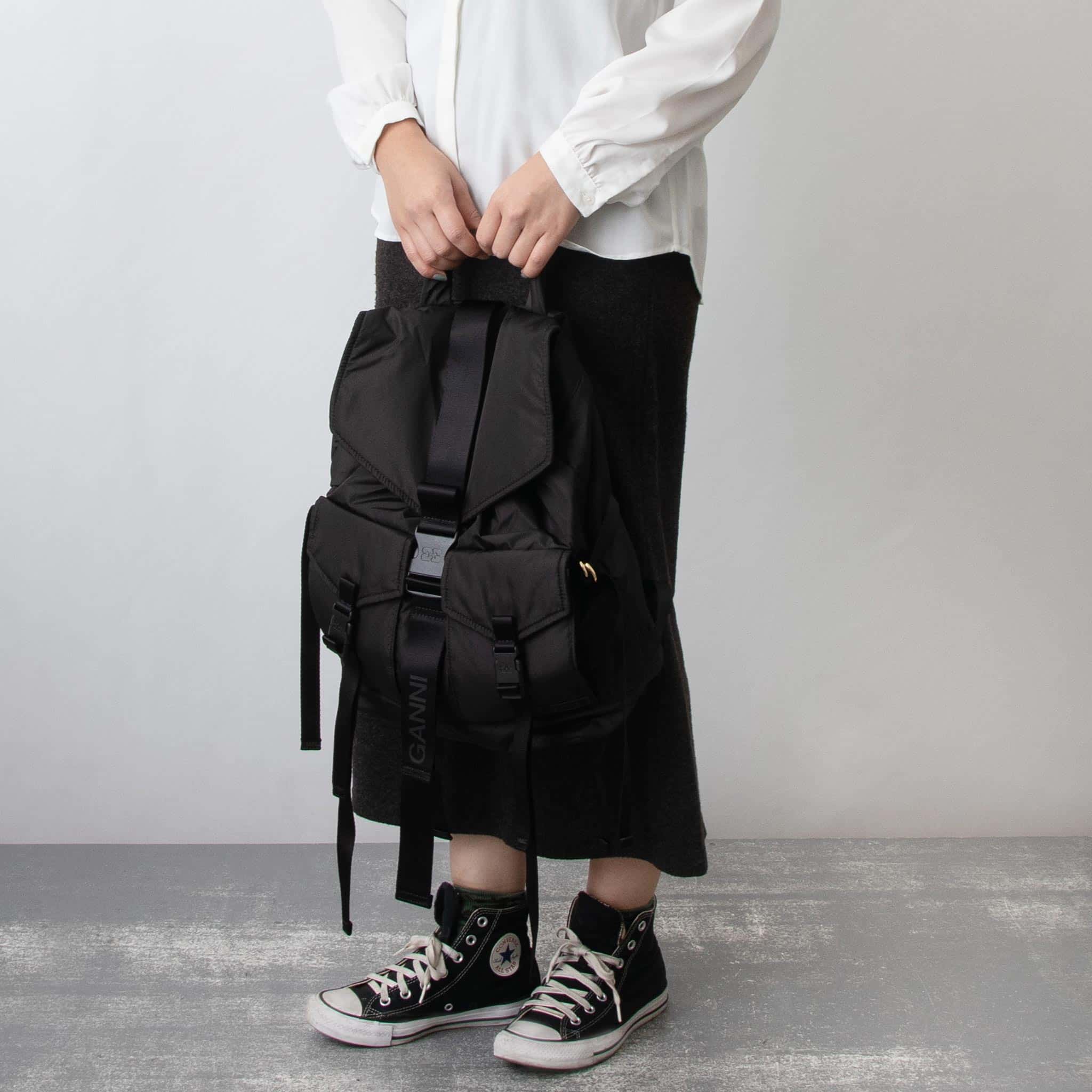 楽天市場】【10％OFFクーポン対象】ガニー GANNI バッグ バックパック