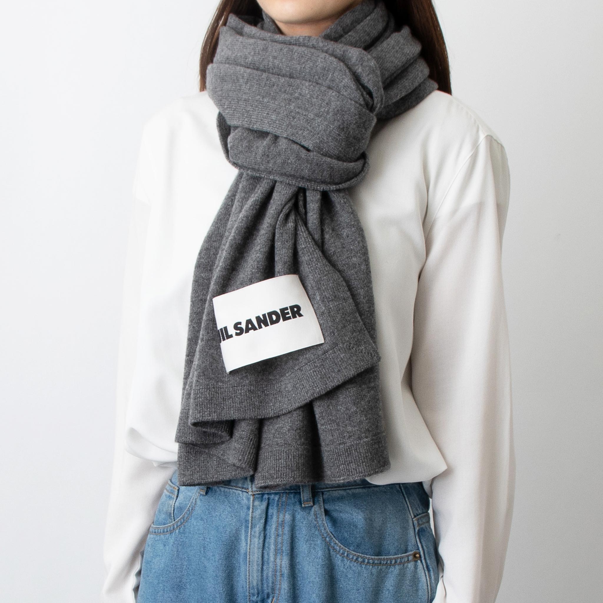 楽天市場】ジルサンダー JIL SANDER カシミアマフラー（カシミヤ