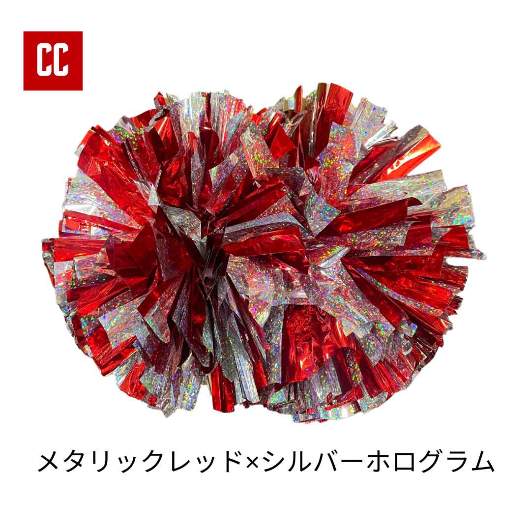 楽天市場】【超軽量 ポンポン ホログラムミックス】 チア チアダンス