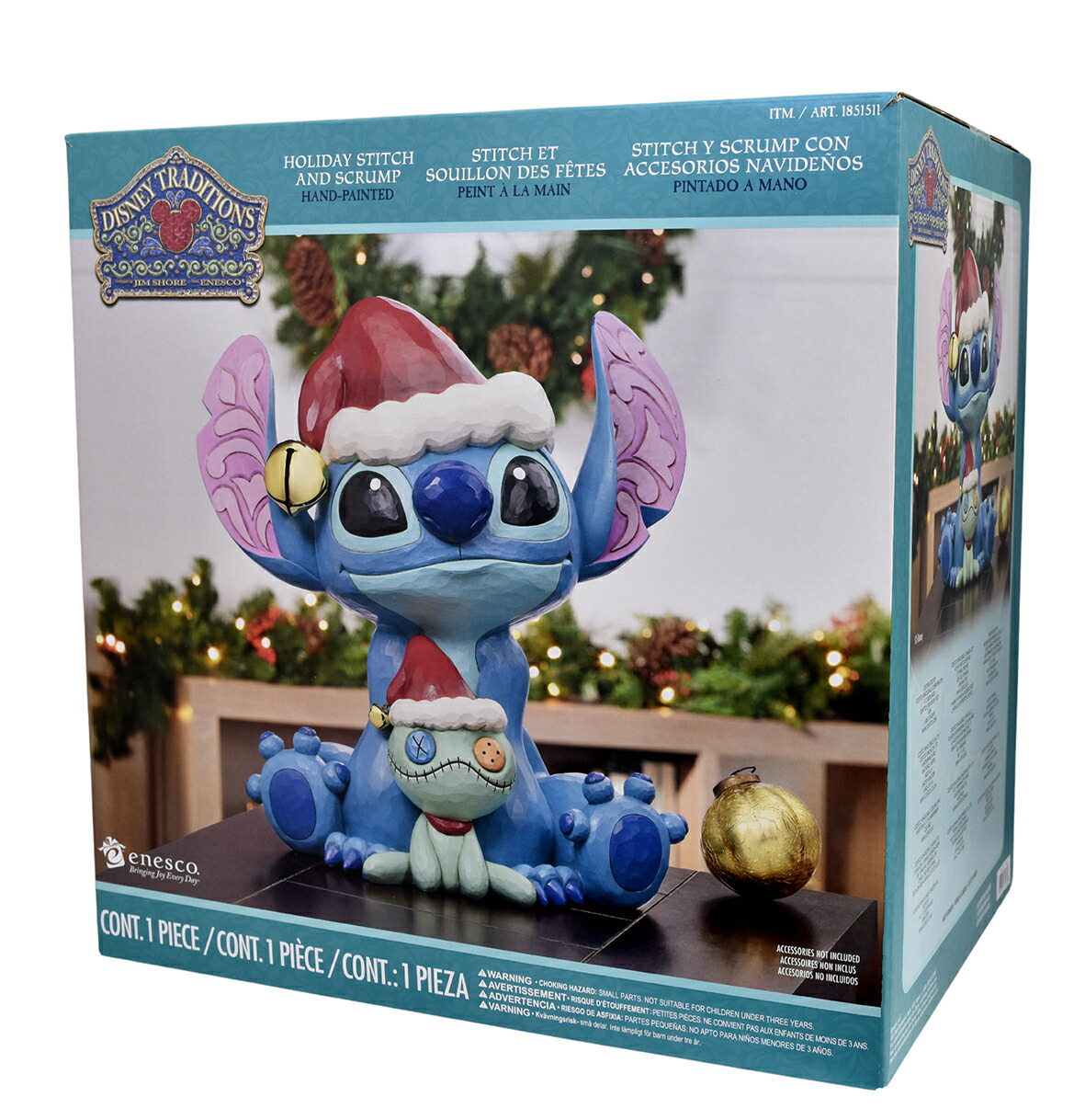 楽天市場】スティッチ グッズ クリスマス 置物 飾り 約37cm クリスマス