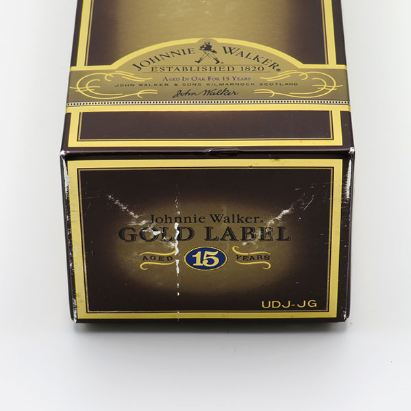 楽天市場】【レトロ】ジョニーウォーカー15年 ゴールドラベル 43度