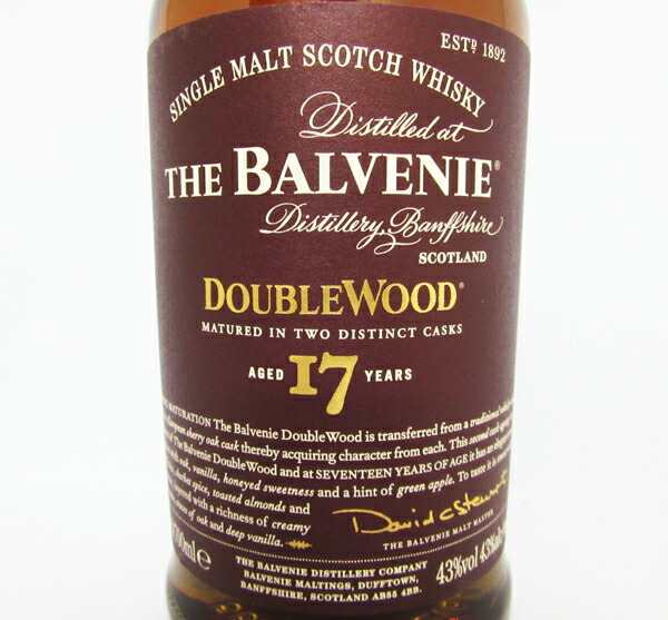 楽天市場】ザ・バルヴェニー 17年 ダブルウッド 43度 700ml 正規品