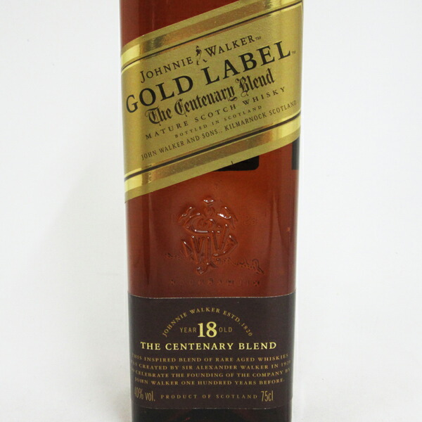 楽天市場】【レトロ】ジョニーウォーカー18年 ゴールドラベル
