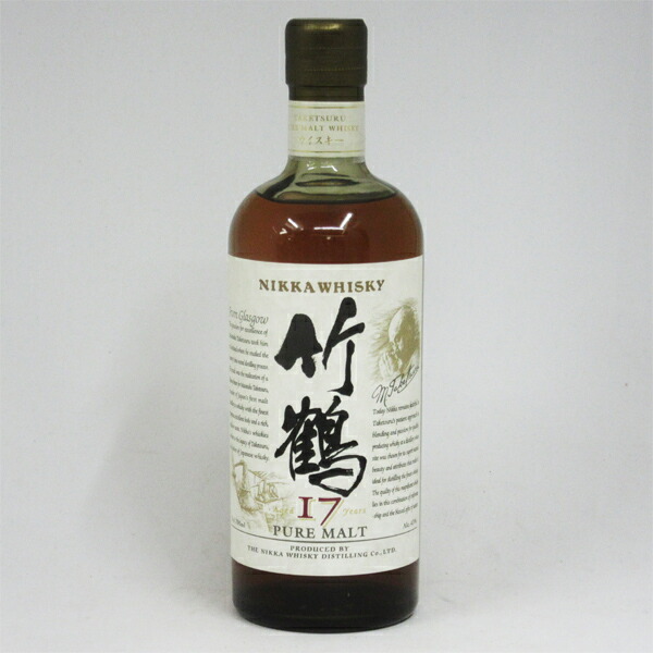 楽天市場】【旧ボトル】竹鶴17年 ピュアモルト 43度 700ml （箱なし