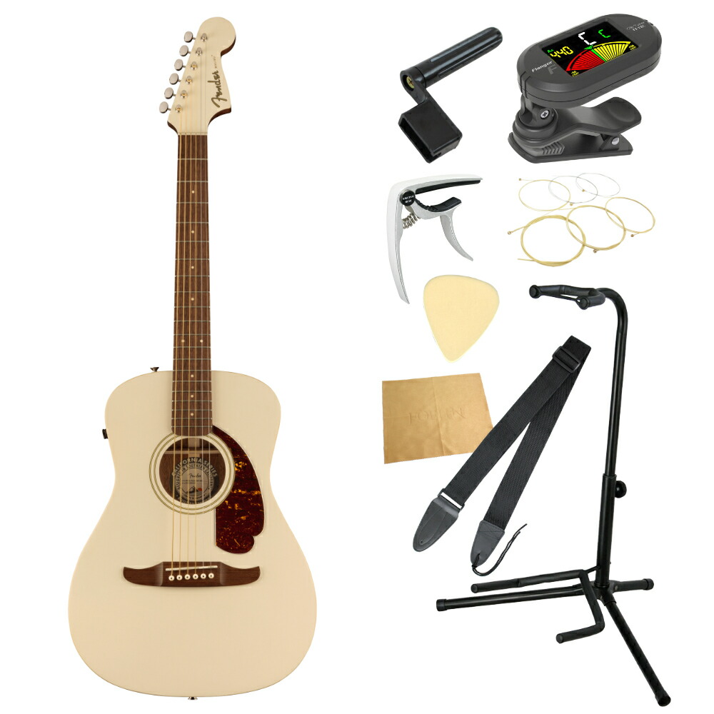 楽天市場】Fender フェンダー MALIBU PLAYER WN Olympic White