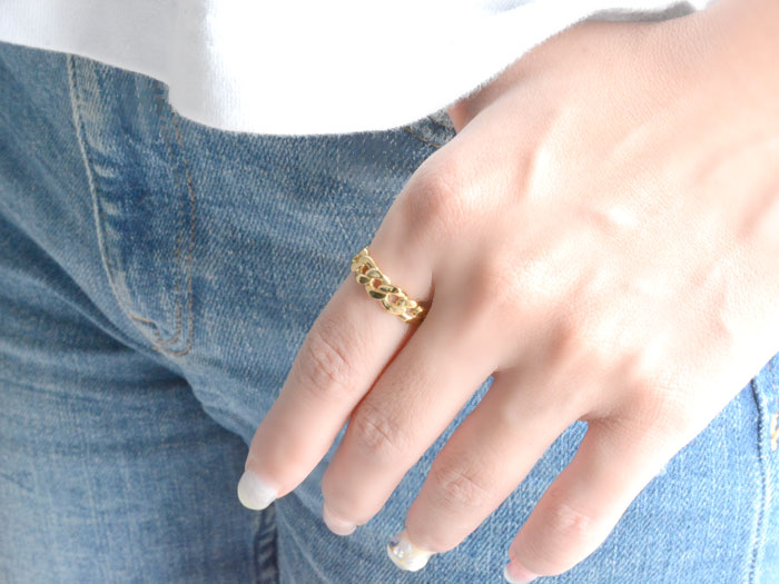 楽天市場】【スーパーセール 10%OFF】 k18 リング 喜平リング キヘイ