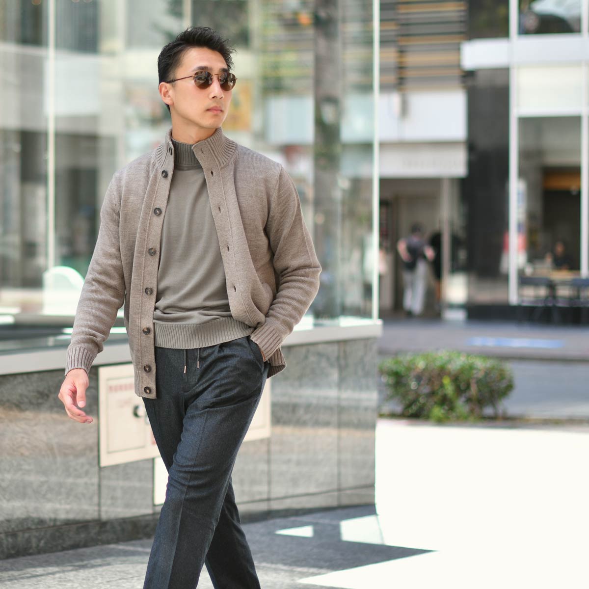 楽天市場】ZANONE【ザノーネ】スタンドカラーニット CHIOTO / KYOTO