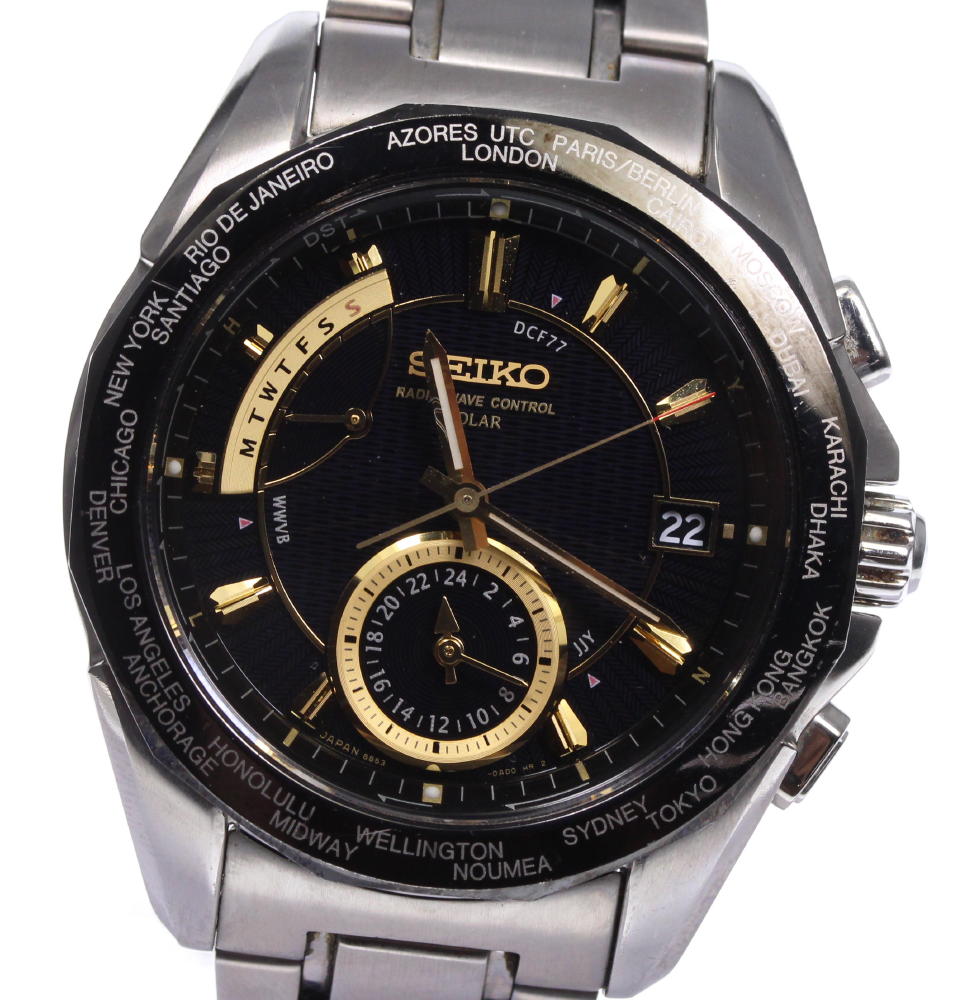 楽天市場】【SEIKO】セイコー ブライツ ワールドタイム SAGA033/8B53