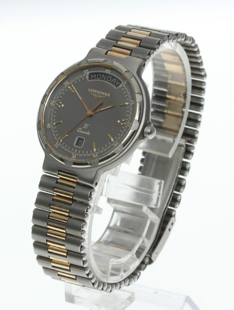 楽天市場】【LONGINES】ロンジン コンクエスト チタン デイデイト