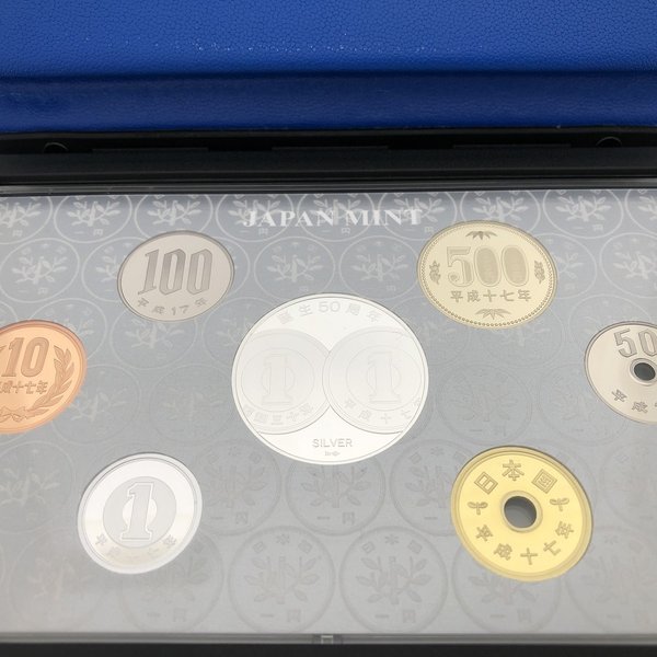 楽天市場】1円アルミニウム貨幣誕生50周年 2005 プルーフ貨幣セット