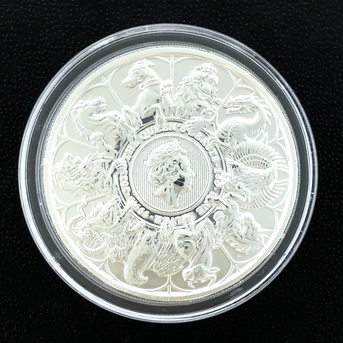 楽天市場】イギリス 5ポンド銀貨 2021年 2オンス クィーンズビースト