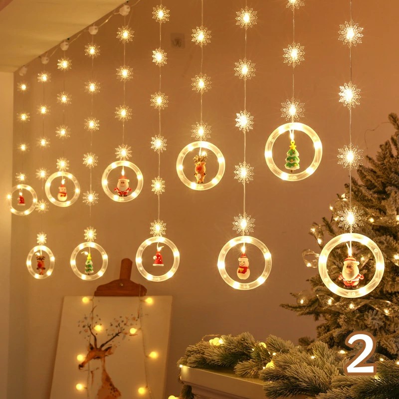 楽天市場】クリスマス電飾 イルミネーションライト キラキラ USB充電式