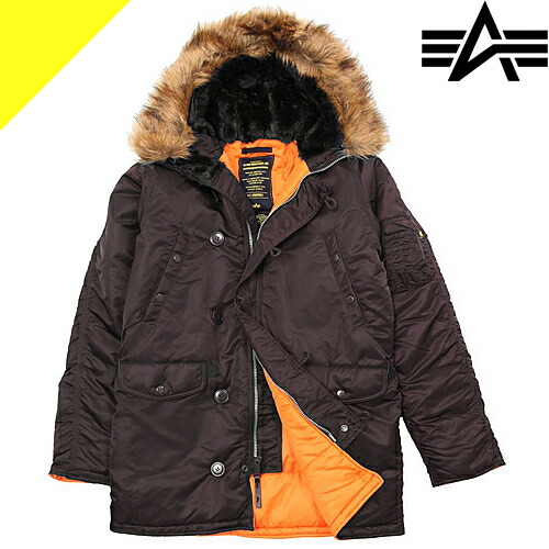 楽天市場】アルファインダストリーズ N-3B ジャケット メンズ フライト