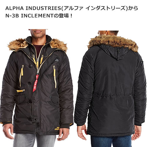 楽天市場】アルファ インダストリーズ N-3B INCLEMENT ジャケット
