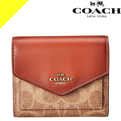 楽天市場】コーチ 財布 三つ折り財布 ミニ財布 ミニウォレット