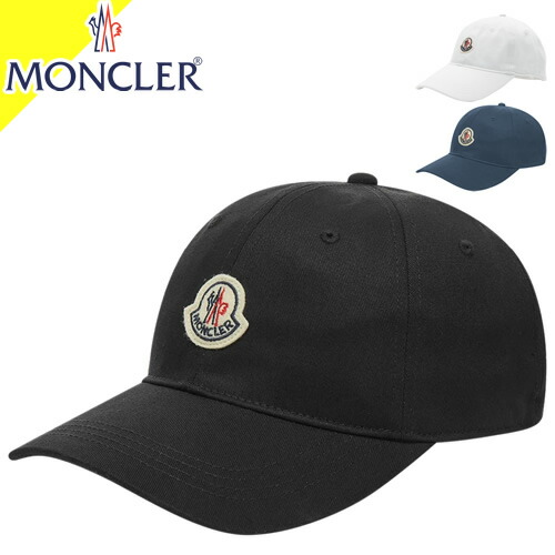 楽天市場】モンクレール キャップ ロゴワッペン ベースボールキャップ