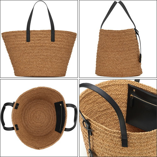 楽天市場】サンローラン パリ バッグ かごバッグ ストローバッグ