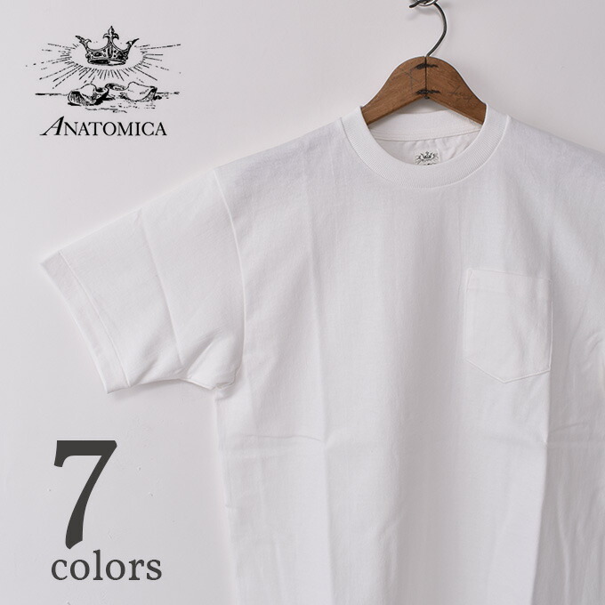 楽天市場】ANATOMICA / MEN'S POCKET TEE (MADE IN JAPAN) アナトミカ