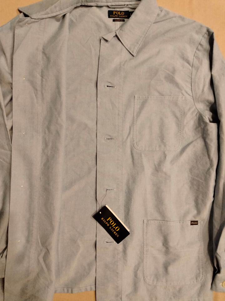 楽天市場】ポロ ラルフローレン ジャケット ブルー カバーオール