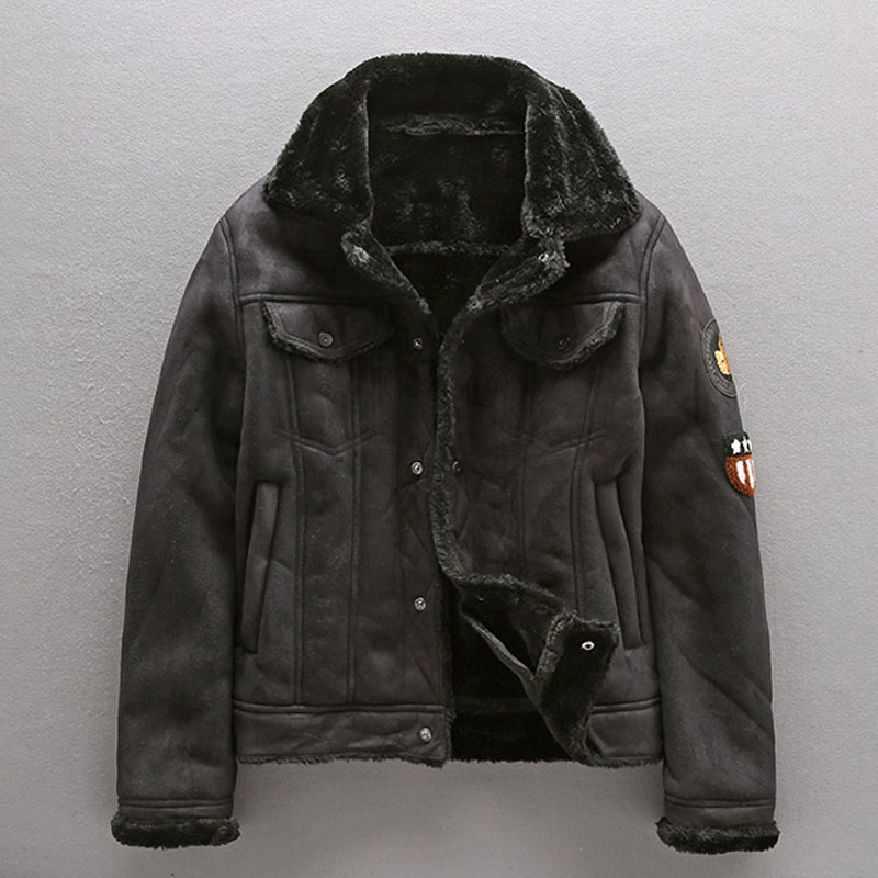 楽天市場】メンズ フライトジャケット ムートンジャケット 裏ボア