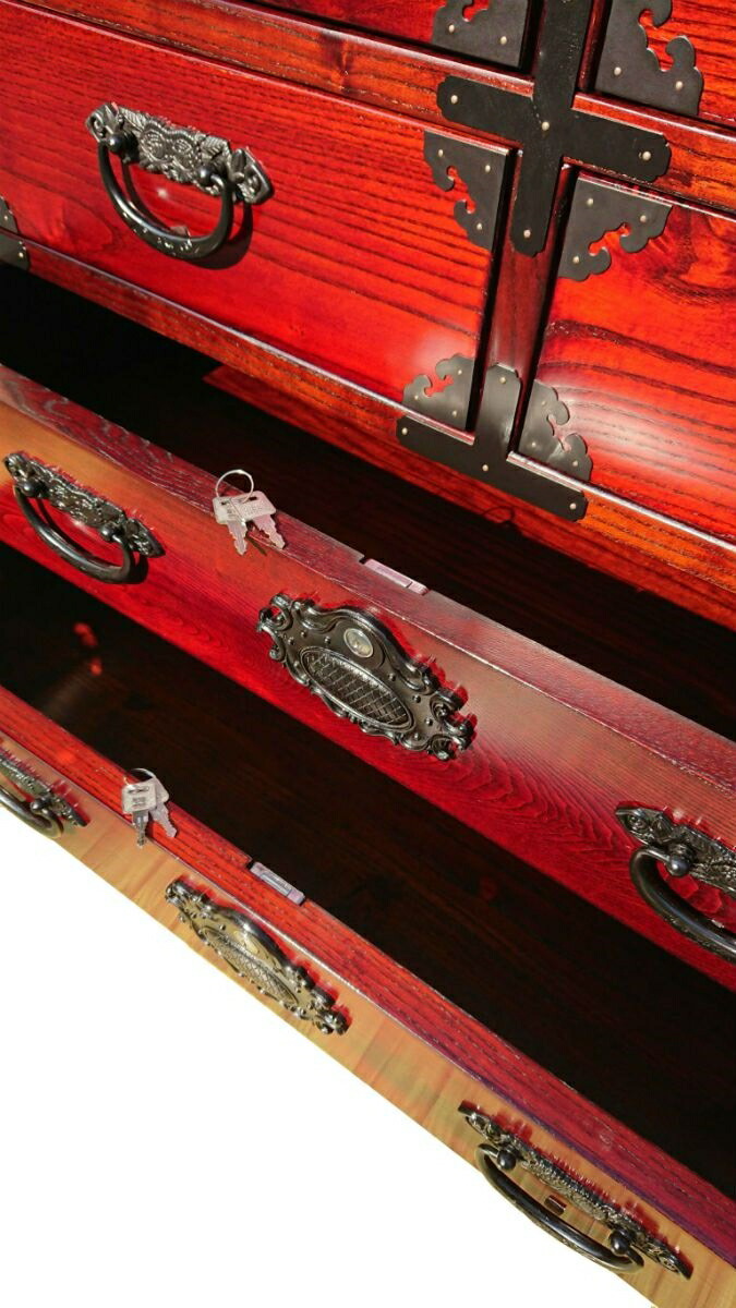 楽天市場】【送料無料】欅 時代箪笥 NR-9/ケヤキ タンス チェスト 和