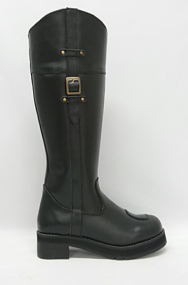 楽天市場】ピーコック厚底 ロングブーツ 本革バイクブーツ◇平日11:30