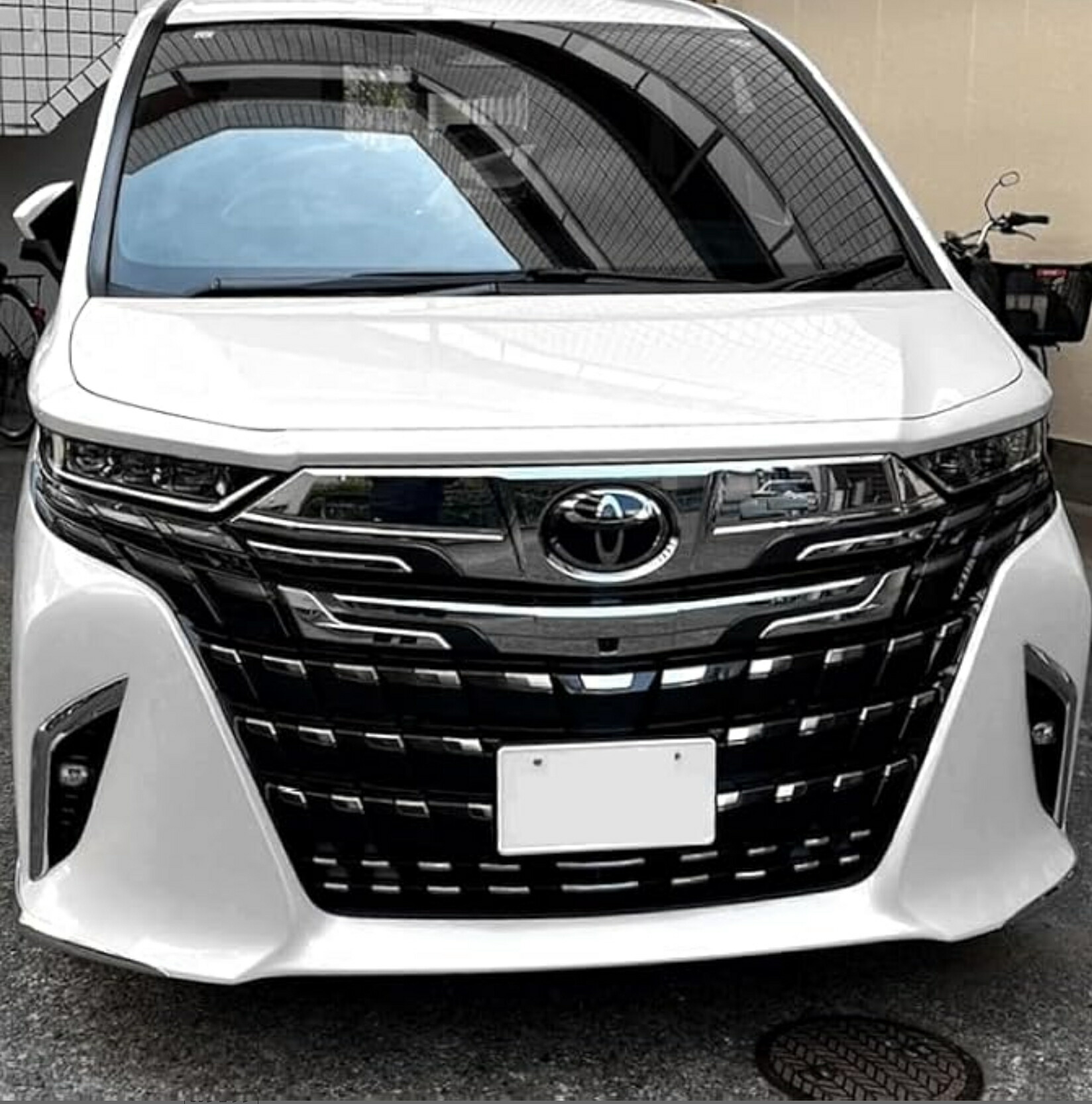 楽天市場】トヨタ アルファード 40系 フロントバンパー グリル