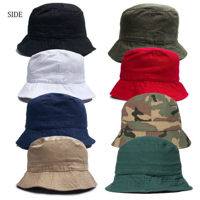 楽天市場】DECKY 【無地 バケットハット】 バケハ 帽子 ストリート