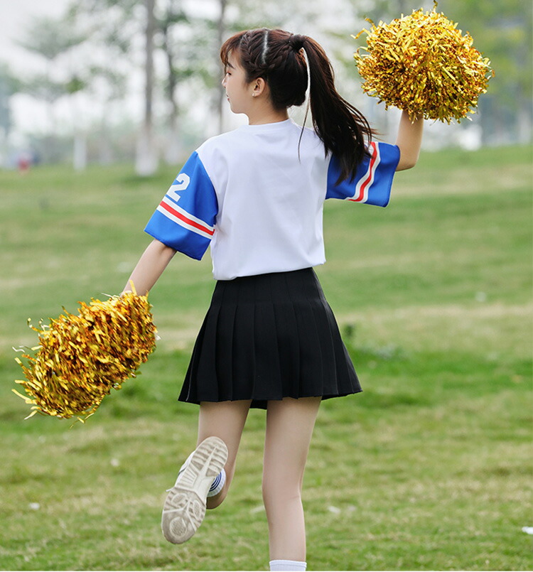 楽天市場】チアガール 女の子 ダンス衣装 セットアップ スカート 大人