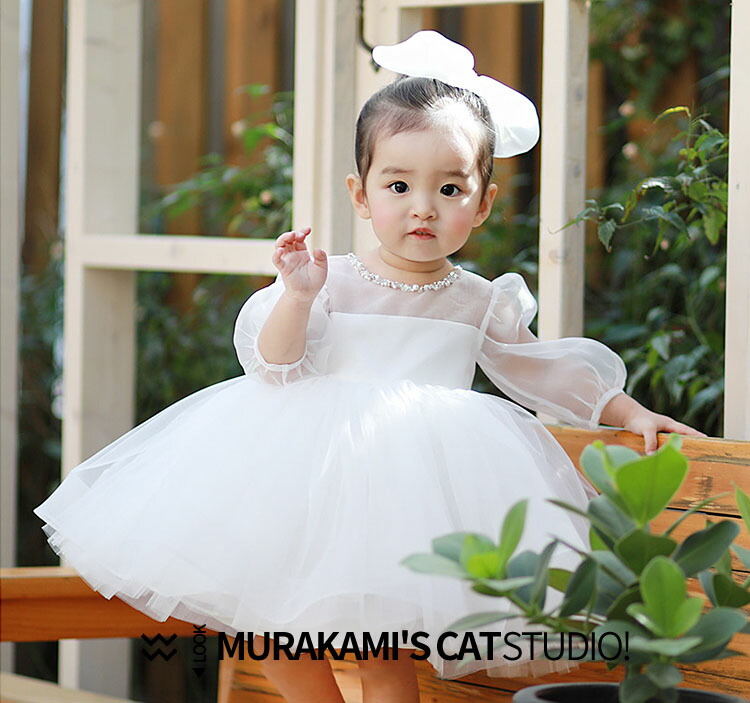 楽天市場】リングガール ドレス 女の子 ベビードレス 結婚式 赤ちゃん