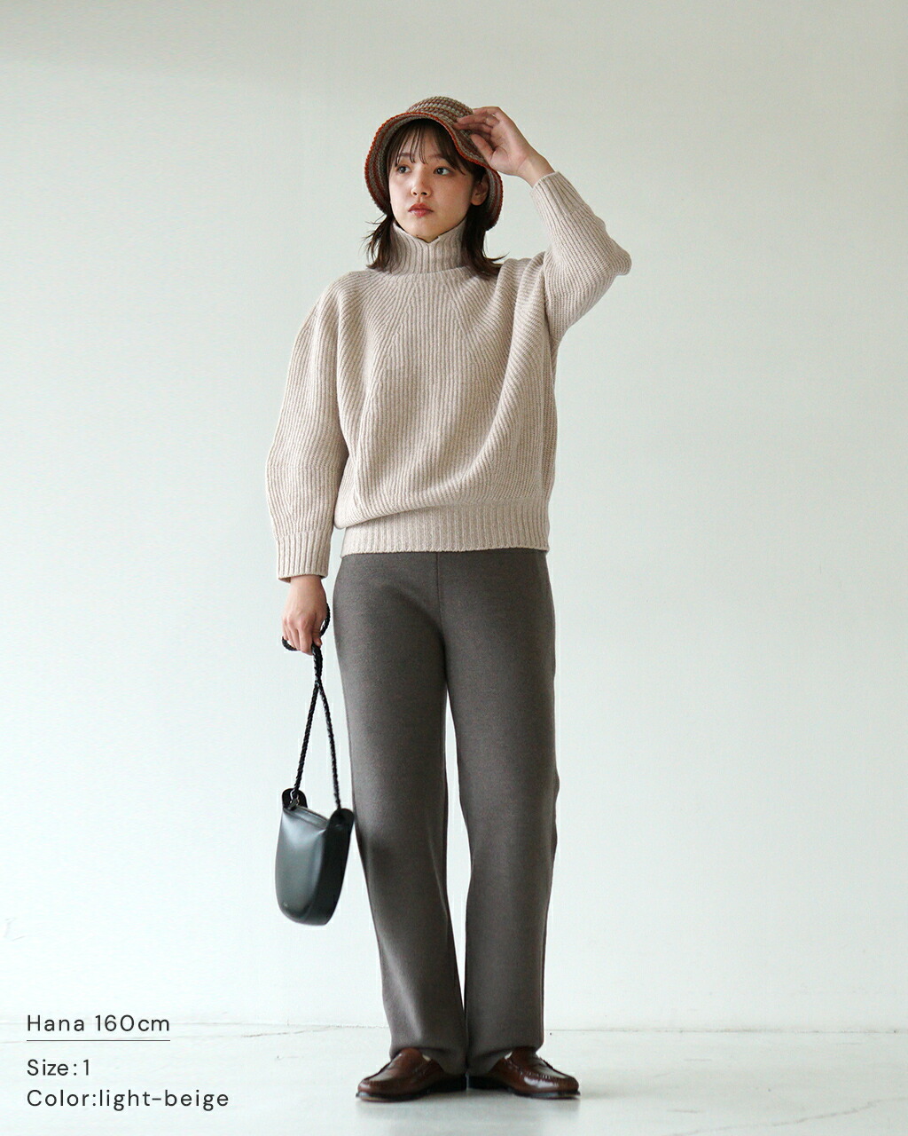 楽天市場】【SALE！20%OFF】アンフィル unfil ハイネック リブニット