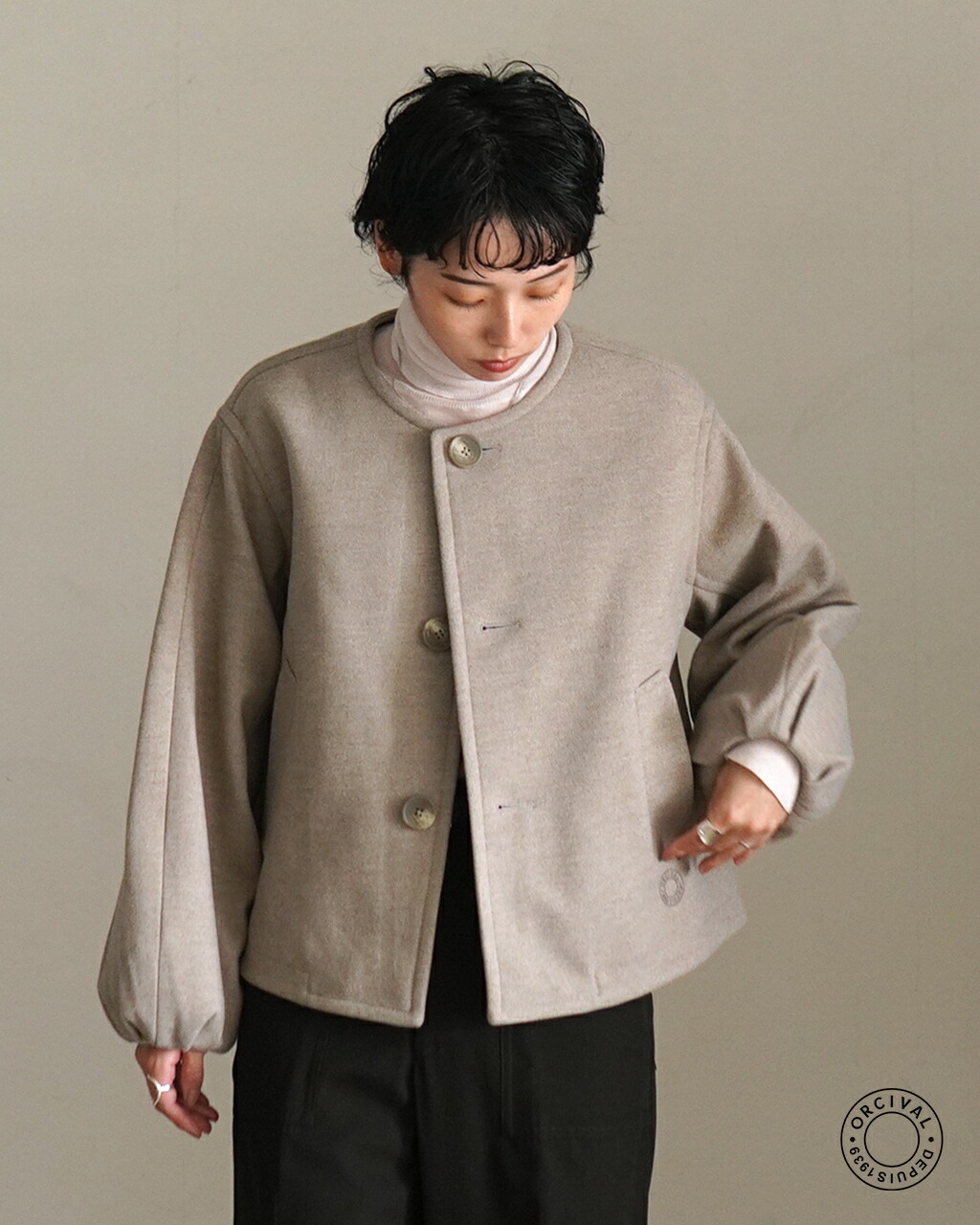 楽天市場】オーシバル オーチバル ORCIVAL ラウンドネックブルゾン