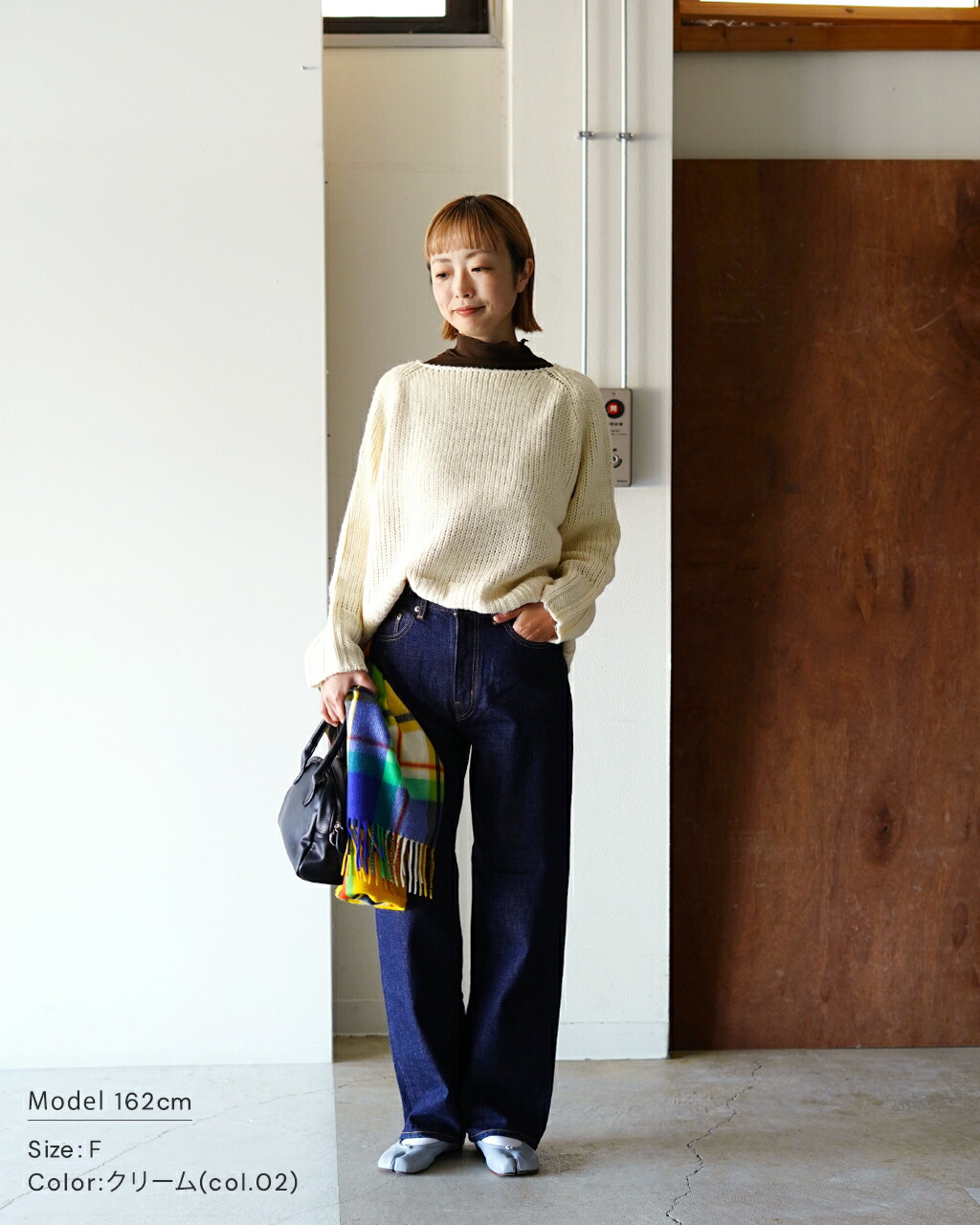 楽天市場】マオメイド maomade ボートネック プルオーバー ニット