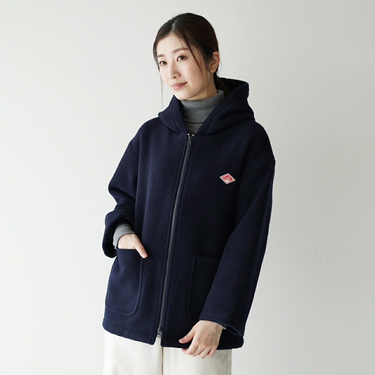 DANTON ダントン ジップアップ フードジャケット DT-A0014 楽天市場