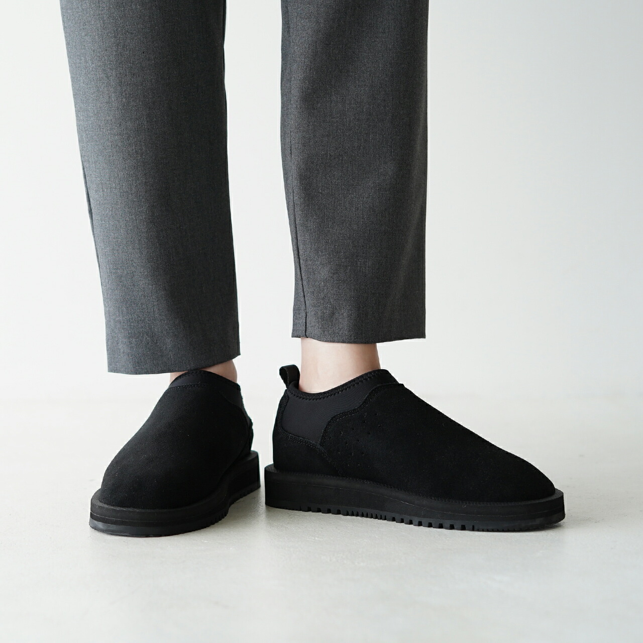 楽天市場】スイコック SUICOKE ムートン スリッポン スニーカー