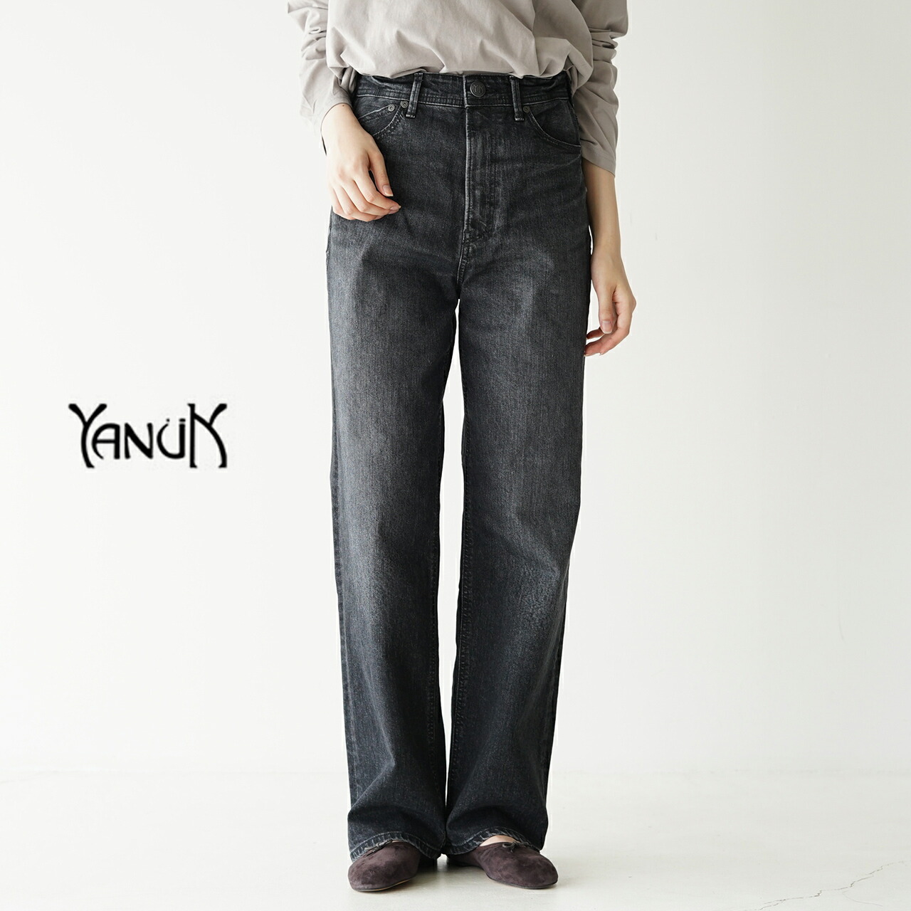 楽天市場】ヤヌーク YANUK ボーイズ ストレート デニムパンツ ジーンズ