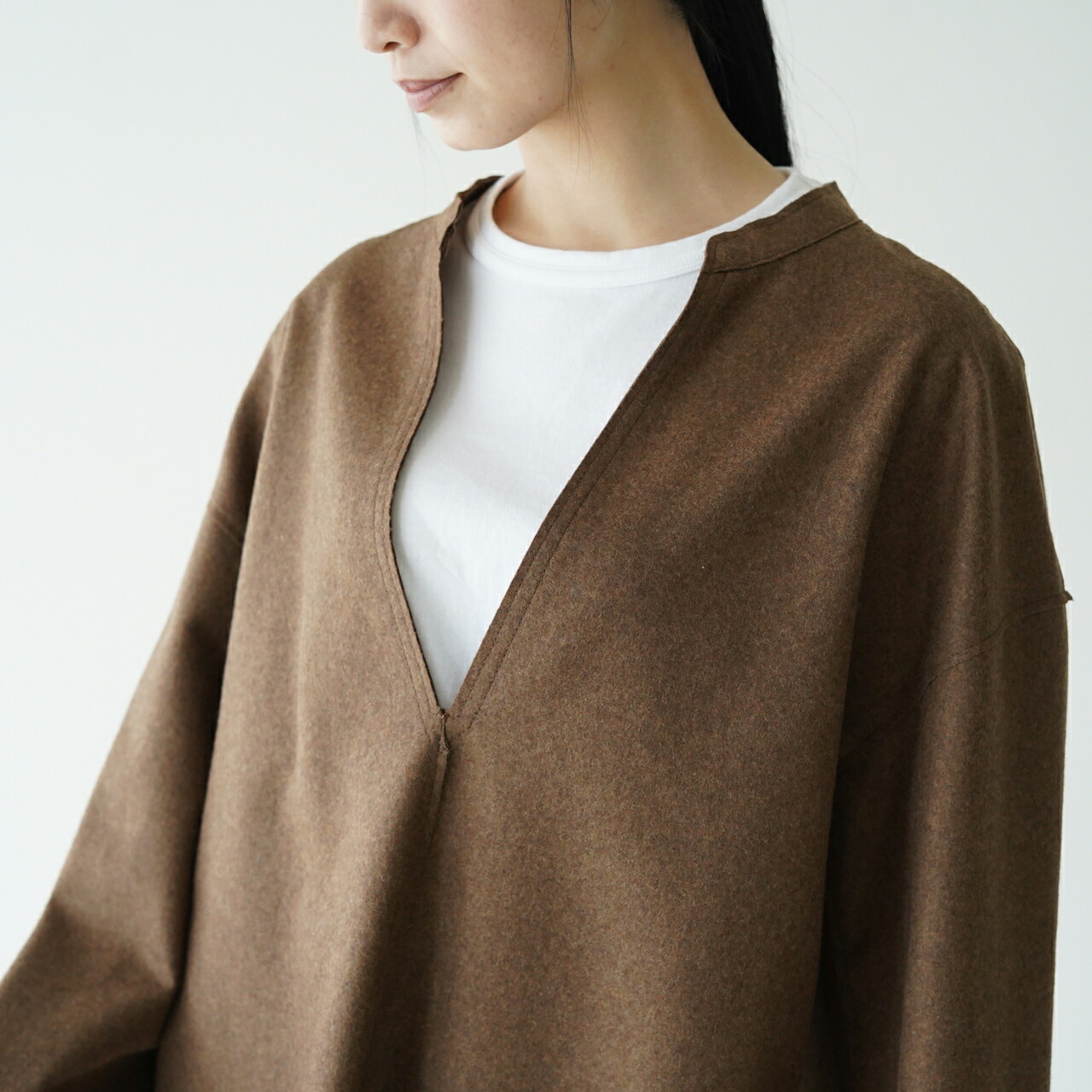 楽天市場】サクラ SACRA フランネル プルオーバー レディース Vネック